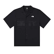 The North Face M FIRST TRAIL S/S SHIRT - AP 男短袖襯衫-黑-NF0A83TPJK3 S 黑色