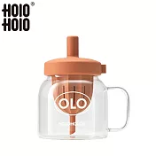 【HOLOHOLO】NUT CUP 鮮榨橡果玻璃吸管杯（1000ml／4色） 棕色