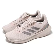 adidas 慢跑鞋 Runfalcon 3.0 W 女鞋 象牙白 灰 緩衝 透氣 運動鞋 IE0744