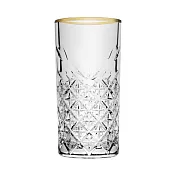 《Pasabahce》Timeless金邊玻璃高球杯(270ml) | 調酒杯 雞尾酒杯 司令杯 可林杯 直飲杯 長飲杯