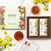 永豐餘生技GREEN&SAFE-保健禮盒 (金盞花萃取(含葉黃素)漢方果凍+膠原蛋白莓果凍)