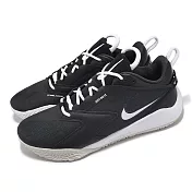 Nike 排球鞋 Air Zoom HyperAce 3 男鞋 女鞋 黑 白 室內運動 運動鞋 FQ7074-002