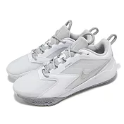 Nike 排球鞋 Air Zoom HyperAce 3 男鞋 女鞋 灰 銀 室內運動 運動鞋 FQ7074-001