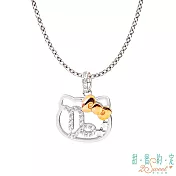 甜蜜約定 HelloKitty 魔羯座Capricorn Kitty純銀墜子 送白鋼項鍊