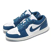 Nike 休閒鞋 Air Jordan 1 Low SE Industrial Blue 男鞋 藍 白 AJ1 FN5214-141 28cm BLUE/WHITE