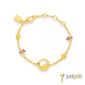 【Just Gold 鎮金店】頌愛 黃金手鍊