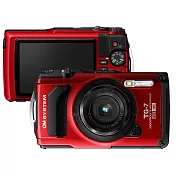 OLYMPUS OM SYSTEM Tough TG-7 防水數位相機*紅-(平行輸入)~送128G卡+副電+座充+相機包+中型腳架+拭鏡筆+背帶+大清+讀卡機