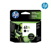 HP 原廠高容量黑色墨水匣61XL(CH563WA)