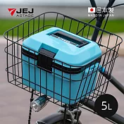 【日本JEJ】IJSSEL 日本製手提肩揹兩用保冷冰桶-5L- 天空藍