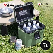 【日本JEJ】IJSSEL 日本製手提肩揹兩用保冷冰桶-7L- 軍綠