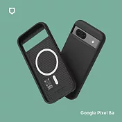 犀牛盾 Google Pixel 8a SolidSuit (MagSafe 兼容) 防摔背蓋手機保護殼 - 經典黑