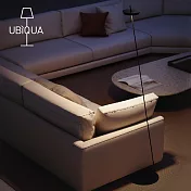 【義大利UBIQUA】Torus Floor 靜謐時光USB充電式直立落地燈- 時尚黑
