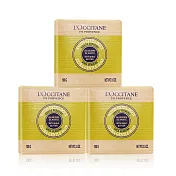 L’OCCITANE 歐舒丹 乳油木馬鞭草植物皂(100g)X3-百貨公司貨