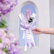 【Floral M】鬱金香永生香氛擴香花束（贈送5ml香氛油及提袋） 布朗尼紫