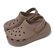 Crocs 洞洞鞋 Crush Clog 男鞋 女鞋 拿鐵色 經典泡芙克駱格 厚底 增高 卡駱馳 2075212Q9 27cm LATTE