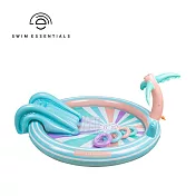 Swim Essentials 荷蘭 豪華充氣溜滑梯戲水池組-含配件(203 x 173 x 89) - 馬卡龍樂園