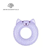 Swim Essentials 荷蘭 幼兒造型游泳圈(直徑55cm) - 紫羅蘭小花豹