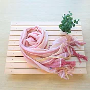 日本今治典雅絲滑圍巾 -  紅梅粉
