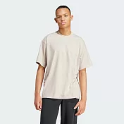 ADIDAS C Tee 男短袖上衣-米白-IP2773 M 白色