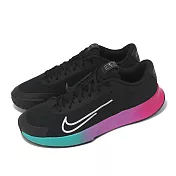 Nike 網球鞋 M VaporLite 2 HC PRM 男鞋 黑 桃紅 綠 硬地 緩震 運動鞋 FD6691-001