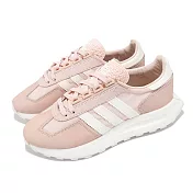 adidas 休閒鞋 Retropy E5 W 女鞋 粉 白 Boost 緩衝 絨面 復古 愛迪達 HQ4386