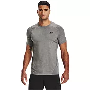 Under Armour 男 HG Armour 短T-Shirt-灰-1361683-090 S 灰色