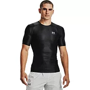 Under Armour 男 HG Iso-Chill 緊身短T-Shirt-黑-1365229-001 XL 黑色
