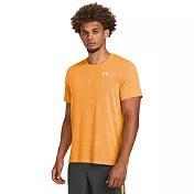 Under Armour 男 Streaker Splatter 短T-Shirt-橘-1382586-803 L 橘色