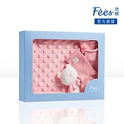 Fees法緻 安撫巾禮盒組 粉色