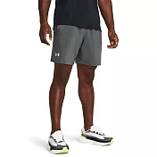 Under Armour 男 LAUNCH 7吋無內裡短褲-灰-1382622-025 XL 灰色