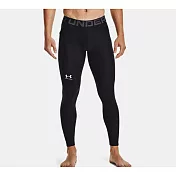 Under Armour 男 HG Armour 緊身長褲-黑-1361586-001 S 黑色