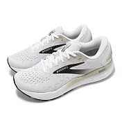 Brooks 慢跑鞋 Ghost 16 男鞋 白 黑 魔鬼系列 緩衝 支撐 運動鞋 1104181D125 26.5cm WHITE/PELICAN/OYSTER