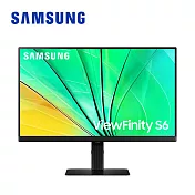 SAMSUNG 24吋 ViewFinity S6 QHD 高解析度平面顯示器 S24D606EAC