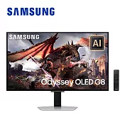 SAMSUNG 32吋 Odyssey OLED G8 平面電競顯示器 S32DG802SC