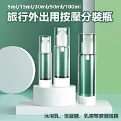 活塞氣壓便攜乳液分裝瓶-30ml (2入組)