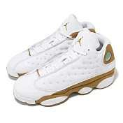 Nike Air Jordan 13 Retro GS 大童 女鞋 小麥金 13代 休閒鞋 DJ3003-171 24cm WHITE/WHEAT