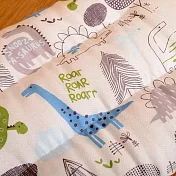 【Embrace 英柏絲】買一送一 27x45cm天絲兒童水洗枕-多色任選 枕頭 水洗枕 天絲枕 午睡枕 靠枕 喬治的恐龍-白