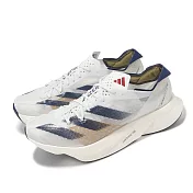 adidas 競速跑鞋 Adizero Adios PRO 3 M 男鞋 白 黑 回彈 輕量 運動鞋 愛迪達 IG6438 28cm WHITE/BLUE