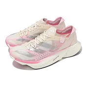 adidas 競速跑鞋 Adizero Adios Pro 3 M 男鞋 女鞋 粉 白 回彈 運動鞋 愛迪達 IG6440 29.5cm WHITE/PINK