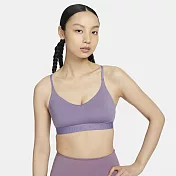 NIKE AS W NK DF INDY LGT SPT BRA 女運動內衣-紫-FD1063509 L 紫色