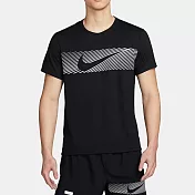 NIKE AS M NK FLASH MILER TOP 男短袖上衣-黑-FN3052010 L 黑色