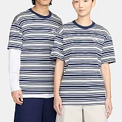 NIKE AS U NK SB TEE M90 STRIPE SP24 男女短袖上衣-藍-FQ3712410 L 藍色