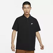 NIKE AS M NK CLUB SS POLO PIQUE 男短POLO衫-黑-FN3895010 L 黑色