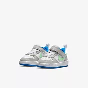 NIKE COURT BOROUGH LOW RECRAFT (TD) 嬰幼休閒鞋-白藍-DV5458005 13 白色