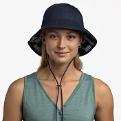 【西班牙BUFF】Nmad休閒護頸漁夫帽- 午夜藍 S/M