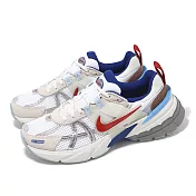 Nike 休閒鞋 Wmns V2K Run 女鞋 復古 Y2K 米白 紅 藍 網布 HF5724-061
