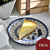 波蘭陶 蕙質蘭心系列 圓形淺盤 19cm 波蘭手工製 陶瓷盤 菜盤 水果盤 沙拉盤