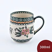 波蘭陶 碧綠幽然系列 卡布其諾杯 300ml 波蘭手工製 馬克杯 咖啡杯 水杯