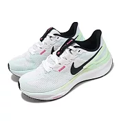 Nike 慢跑鞋 Wmns Air Zoom Structure 25 女鞋 白 綠 緩震 氣墊 運動鞋 DJ7884-105
