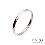 【TiMISA】 純鈦手環 純真(薄款) 玫瑰金